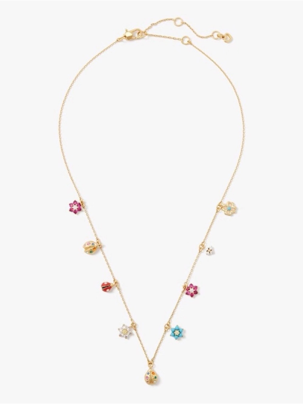 Kate Spade Nature Walk Charm Necklace NWOT - Picture 2 of 7